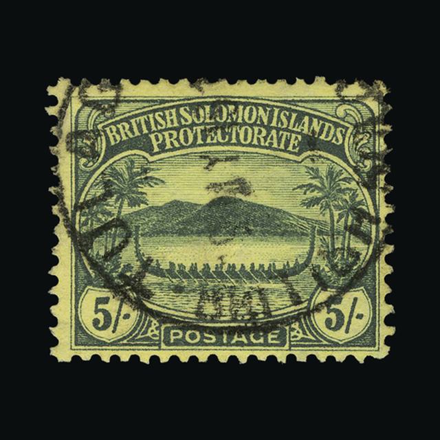 Lot 4990 - british solomon islands 1908-11 -  UPA UPA Auction UPA 95