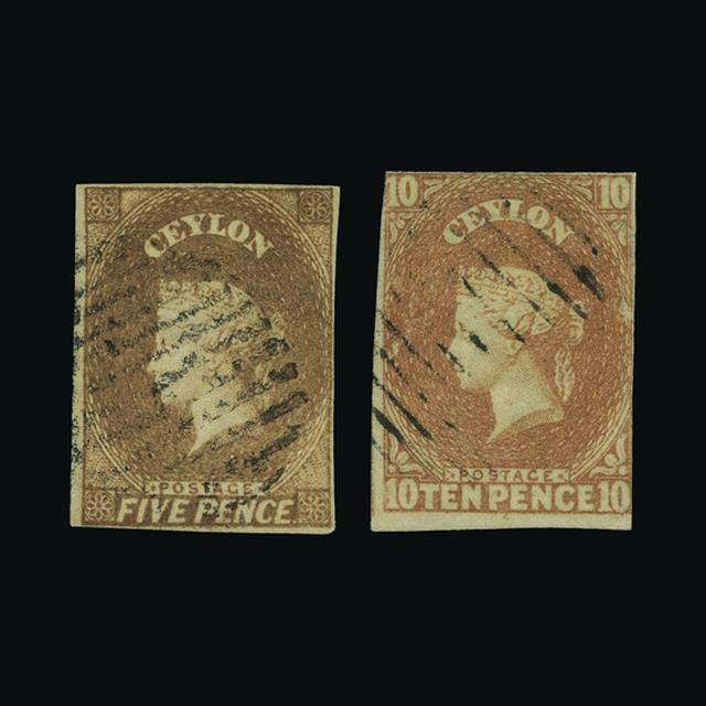 Lot 6589 - Ceylon 1857-59 - UPA UPA Auction UPA 95 Lot 6589 - Ceylon 1857-59 - UPA UPA Auction UPA 95