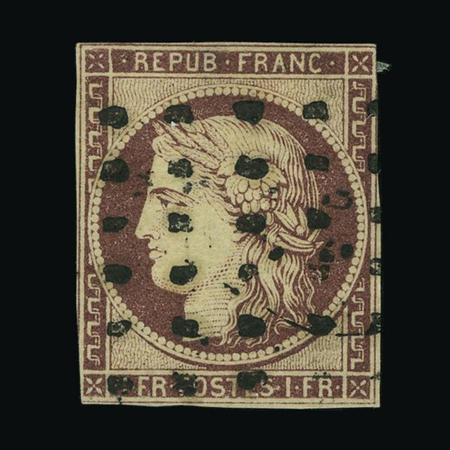 Lot 9314 - France 1849 - UPA UPA Auction UPA 95 Lot 9314 - France 1849 - UPA UPA Auction UPA 95