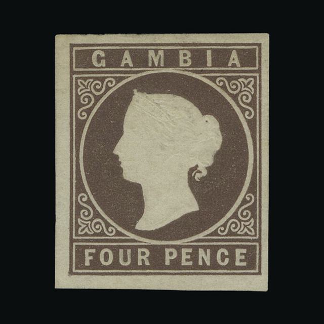 Lot 10669 - gambia 1874 - UPA UPA Auction UPA 96 Lot 10669 - gambia 1874 - UPA UPA Auction UPA 96
