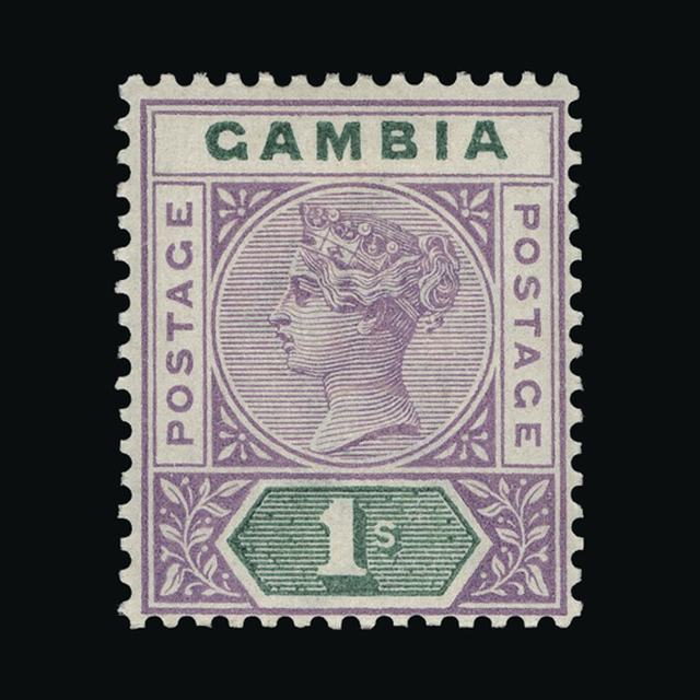 Lot 10686 - gambia 1898 - UPA UPA Auction UPA 96 Lot 10686 - gambia 1898 - UPA UPA Auction UPA 96
