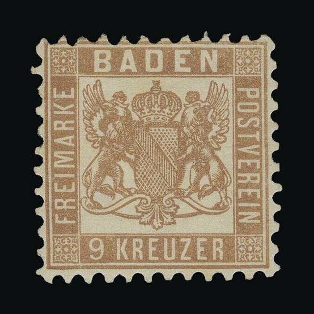 Lot 10857 - German States - Baden 1862-65 - UPA UPA Auction UPA 96 Lot 10857 - German States - Baden 1862-65 - UPA UPA Auction UPA 96