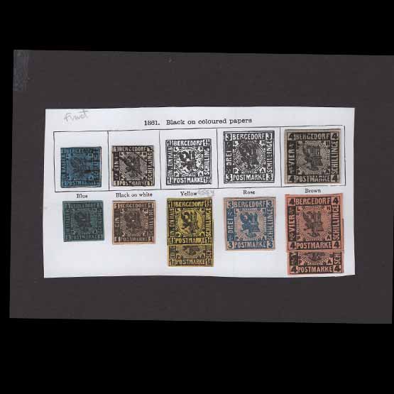 Lot 10871 - German States - Bergedorf 1861-67 -  UPA UPA Auction UPA 96