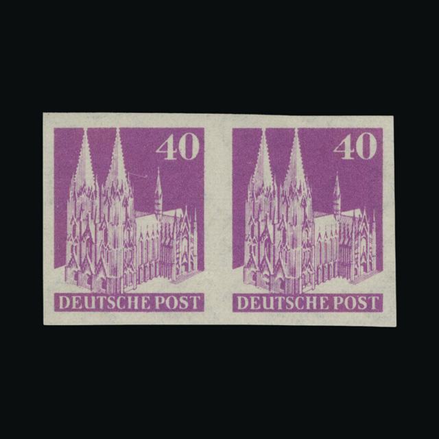 Lot 11109 - Germany - Allied Occupation - British and American Zones 1948-50 - UPA UPA Auction UPA 96 Lot 11109 - Germany - Allied Occupation - British and American Zones 1948-50 - UPA UPA Auction UPA 96
