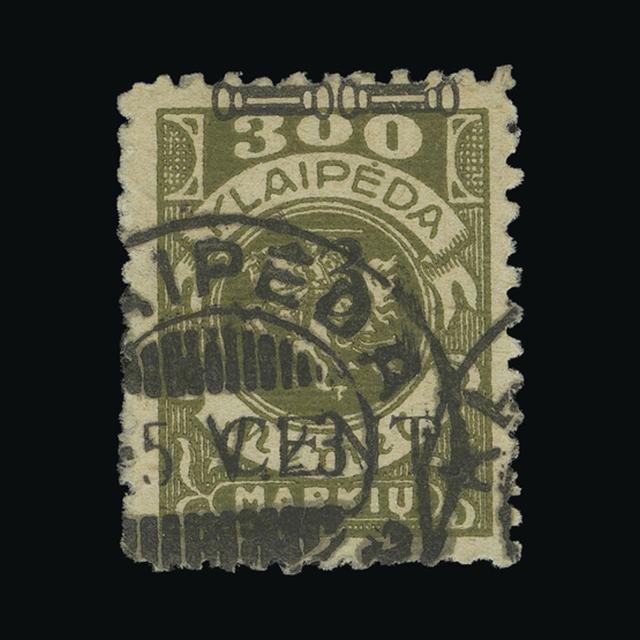 Lot 11374 - germany - memel 1923 -  UPA UPA Auction UPA 96