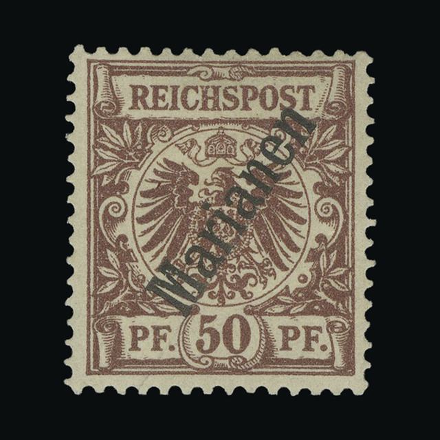 Lot 11450 - Germany - Colonies - Mariana Islands 1899 - UPA UPA Auction UPA 96 Lot 11450 - Germany - Colonies - Mariana Islands 1899 - UPA UPA Auction UPA 96
