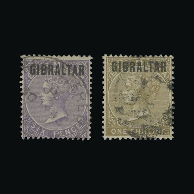 Lot 11525 - Gibraltar 1886 - UPA UPA Auction UPA 96 Lot 11525 - Gibraltar 1886 - UPA UPA Auction UPA 96