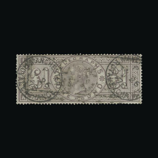 Lot 15028 - Great Britain - Telegraphs 1876-81 -  UPA UPA Auction UPA 96