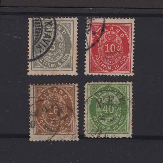 Lot 16461 - Iceland 1876-95 - UPA UPA Auction UPA 96 Lot 16461 - Iceland 1876-95 - UPA UPA Auction UPA 96