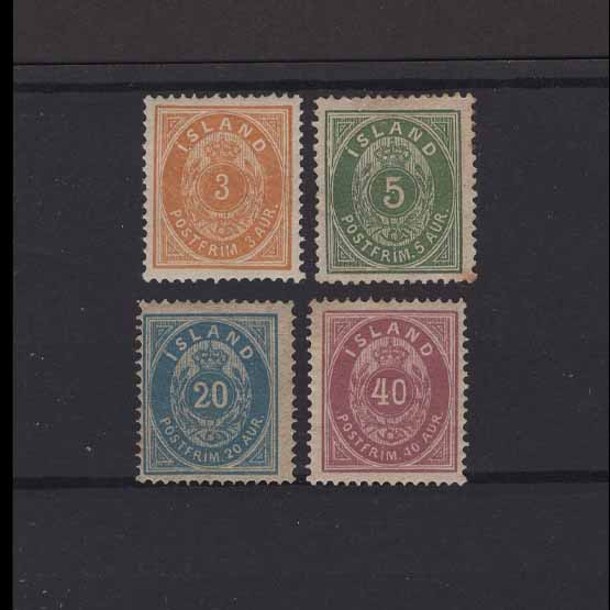 Lot 16469 - Iceland 1882-97 - UPA UPA Auction UPA 96 Lot 16469 - Iceland 1882-97 - UPA UPA Auction UPA 96