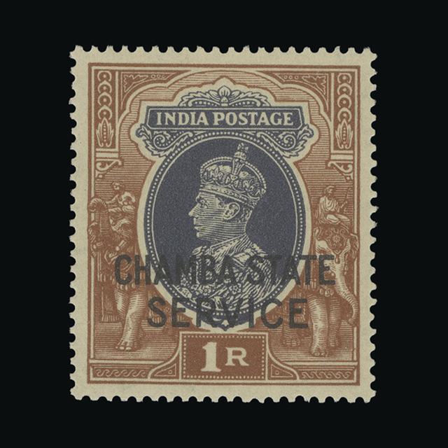 Lot 16842 - India - States - Chamba 1938-40 - UPA UPA Auction UPA 96 Lot 16842 - India - States - Chamba 1938-40 - UPA UPA Auction UPA 96