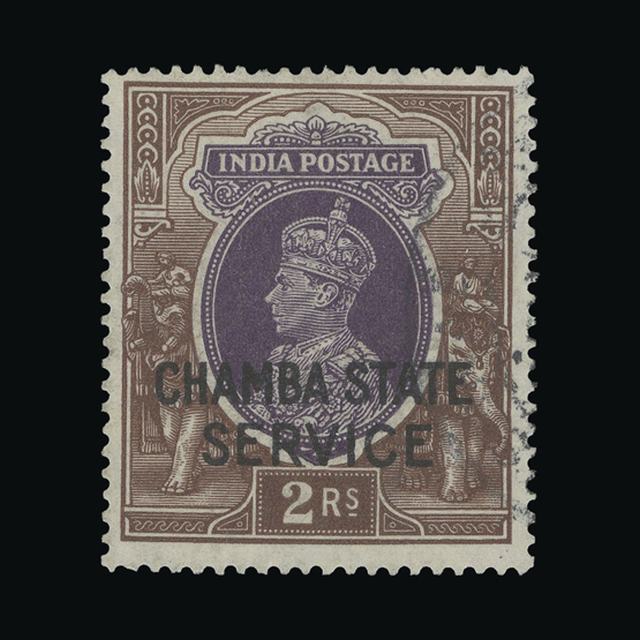Lot 16843 - India - States - Chamba 1938-40 - UPA UPA Auction UPA 96 Lot 16843 - India - States - Chamba 1938-40 - UPA UPA Auction UPA 96