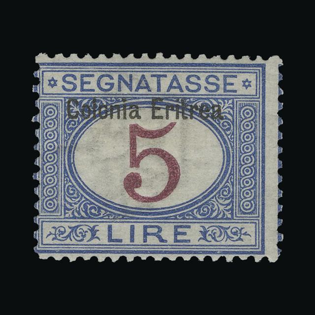 Lot 17365 - Italy - Colonies - Eritrea 1903 -  UPA UPA Auction UPA 96