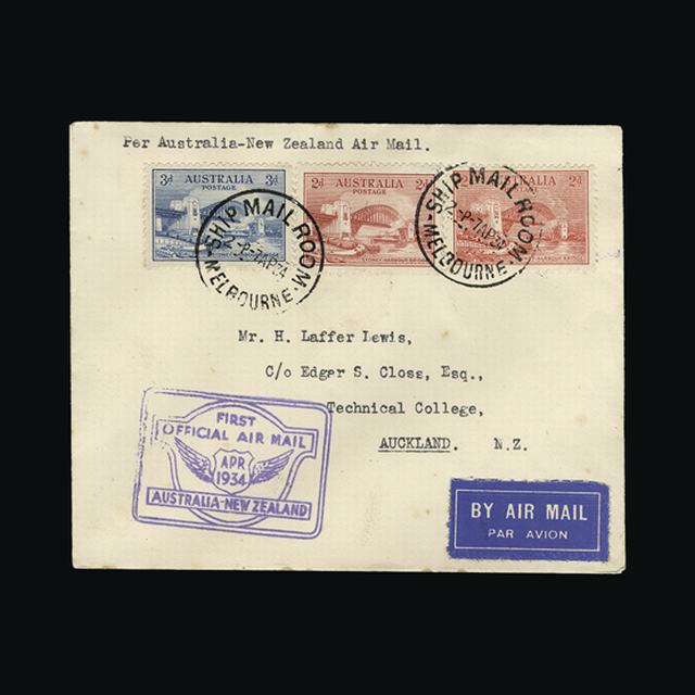 Lot 1767 - Australia - First Flight Covers 1934 - UPA UPA Auction UPA 96 Lot 1767 - Australia - First Flight Covers 1934 - UPA UPA Auction UPA 96