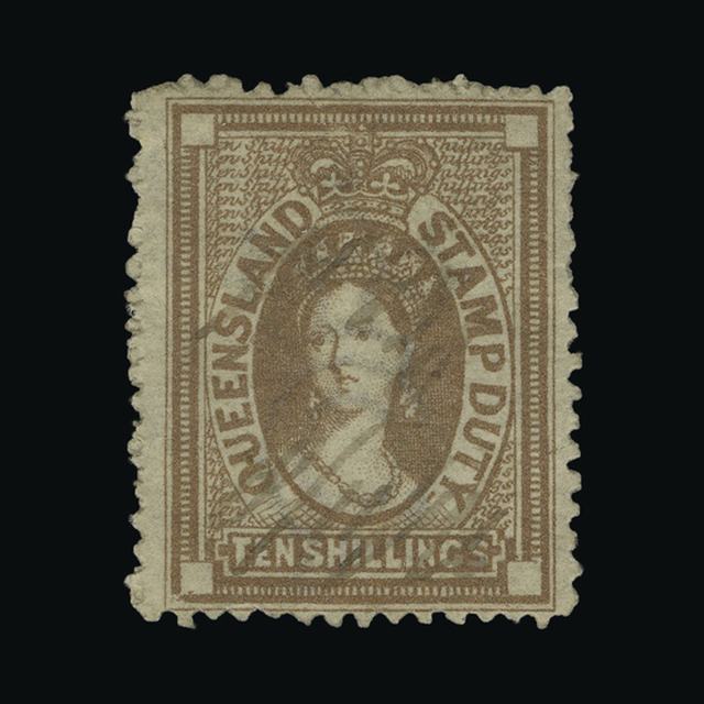 Lot 1923 - Australia - States - Queensland 1871-72 -  UPA UPA Auction UPA 96