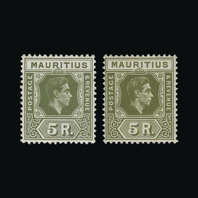 Lot 20513 - Mauritius 1938-49 - UPA UPA Auction UPA 96 Lot 20513 - Mauritius 1938-49 - UPA UPA Auction UPA 96