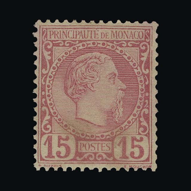 Lot 20610 - Monaco 1885 - UPA UPA Auction UPA 96 Lot 20610 - Monaco 1885 - UPA UPA Auction UPA 96