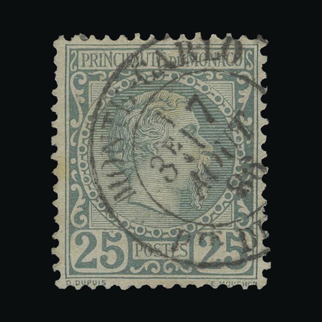 Lot 20619 - Monaco 1885 - UPA UPA Auction UPA 96 Lot 20619 - Monaco 1885 - UPA UPA Auction UPA 96