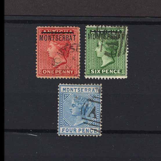 Lot 20903 - montserrat 1876-80 -  UPA UPA Auction UPA 96