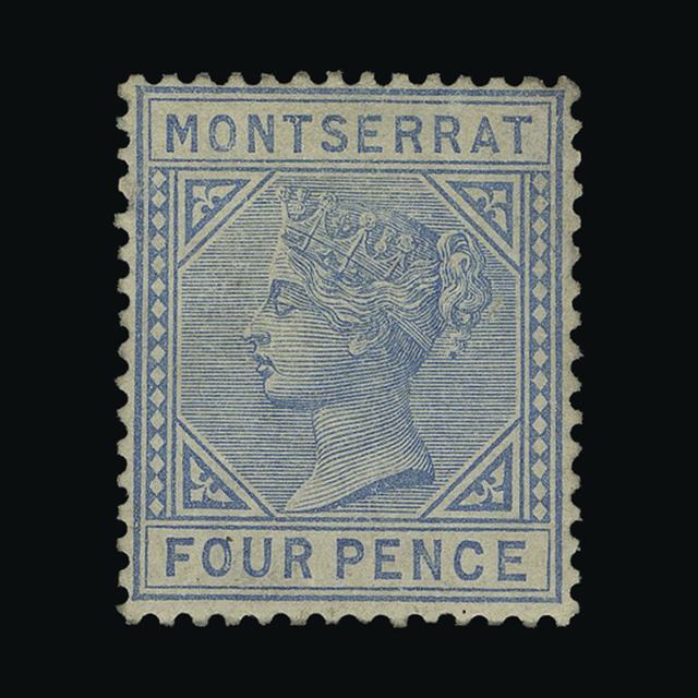 Lot 20909 - montserrat 1884-5 -  UPA UPA Auction UPA 96