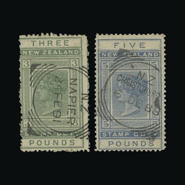 Lot 22081 - New Zealand - Postal Fiscals 1882 - UPA UPA Auction UPA 96 Lot 22081 - New Zealand - Postal Fiscals 1882 - UPA UPA Auction UPA 96