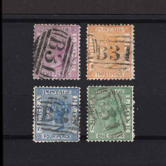 Lot 24987 - sierra leone 1872-73 -  UPA UPA Auction UPA 96