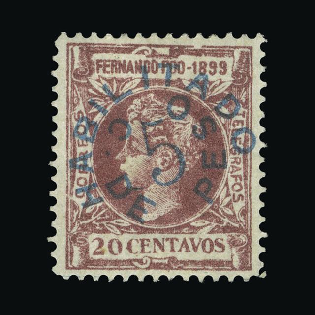 Lot 25837 - Spain - Colonies - Fernando Poo 1900 - UPA UPA Auction UPA 96 Lot 25837 - Spain - Colonies - Fernando Poo 1900 - UPA UPA Auction UPA 96