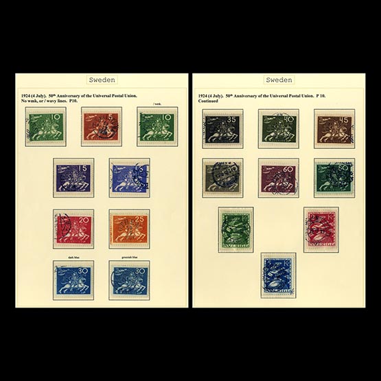 Lot 27163 - Sweden 1924 - UPA UPA Auction UPA 96 Lot 27163 - Sweden 1924 - UPA UPA Auction UPA 96