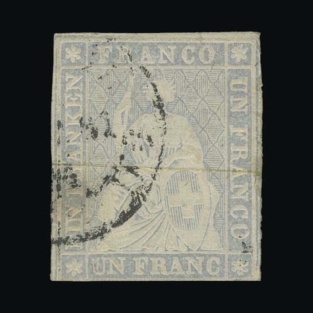 Lot 27191 - Switzerland 1856 - UPA UPA Auction UPA 96 Lot 27191 - Switzerland 1856 - UPA UPA Auction UPA 96