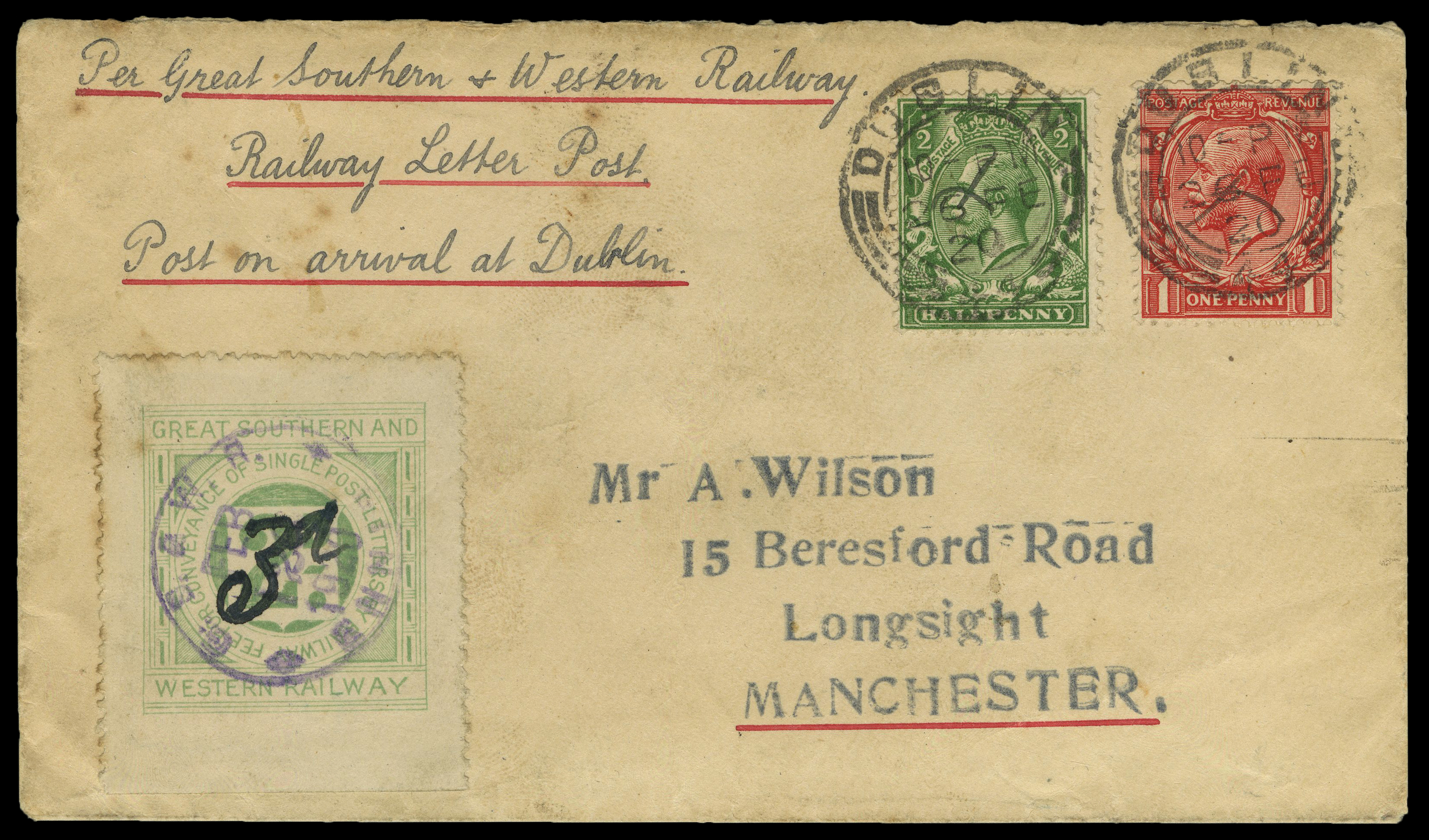 Lot 28860 - Great Britain - Railway Letter Stamps  -  UPA UPA Auction UPA 96