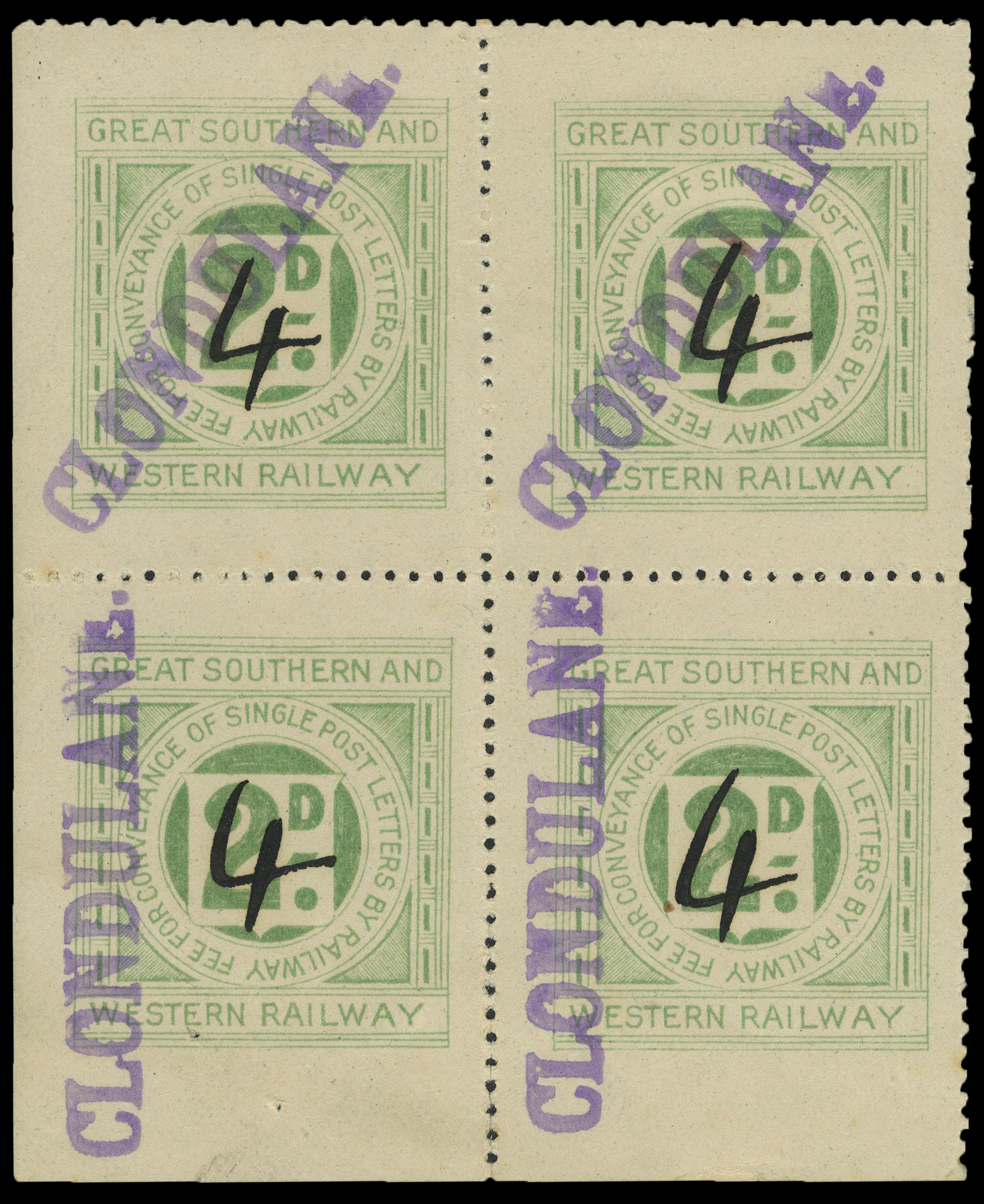 Lot 28867 - Great Britain - Railway Letter Stamps  -  UPA UPA Auction UPA 96