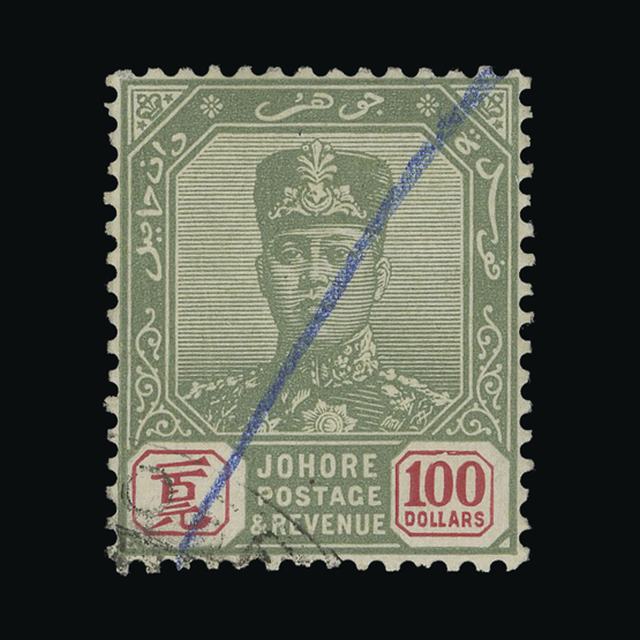Lot 28967 - malaya - johore 1922-41 -  UPA UPA Auction UPA 96
