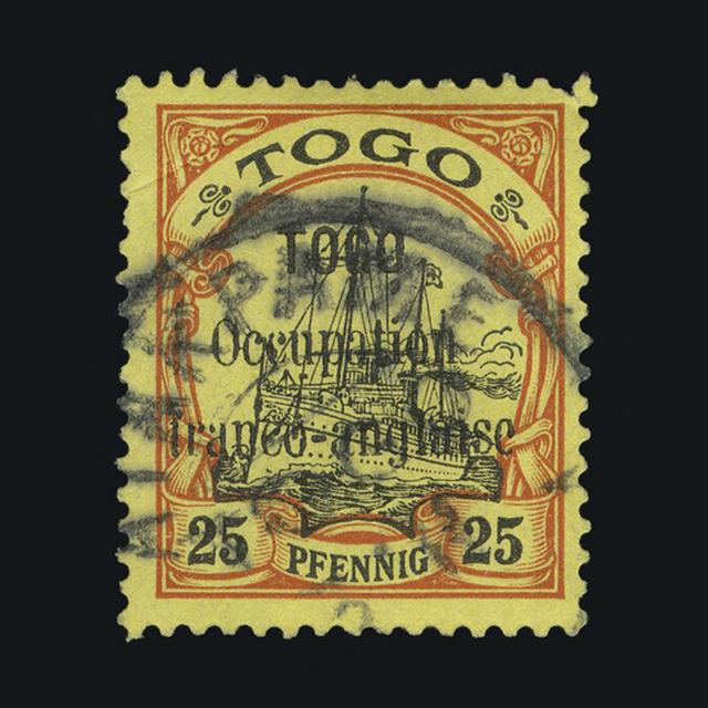 Lot 29076 - Togo - Anglo-French Occupation 1914 -  UPA UPA Auction UPA 96