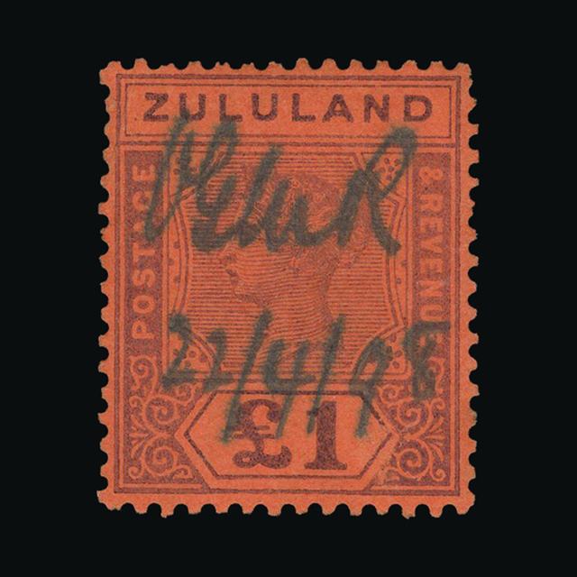 Lot 29184 - zululand 1894-96 - UPA UPA Auction UPA 96 Lot 29184 - zululand 1894-96 - UPA UPA Auction UPA 96