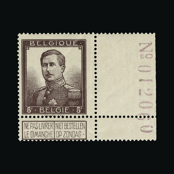 Lot 3190 - Belgium 1912 -  UPA UPA Auction UPA 96