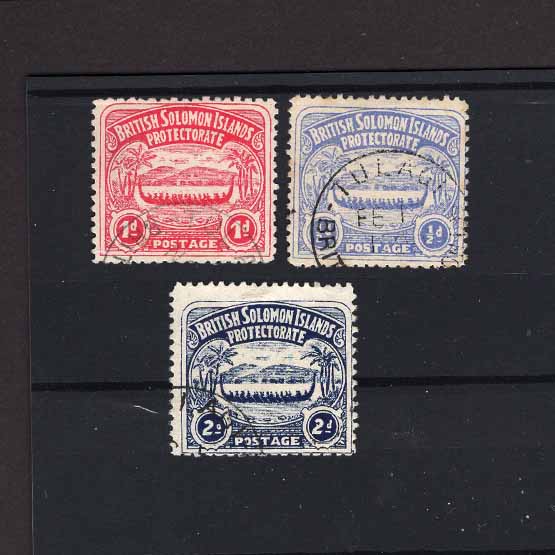 Lot 4770 - british solomon islands 1907 -  UPA UPA Auction UPA 96