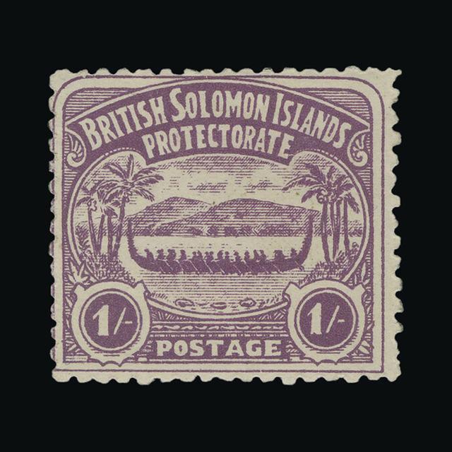 Lot 4773 - british solomon islands 1907 -  UPA UPA Auction UPA 96