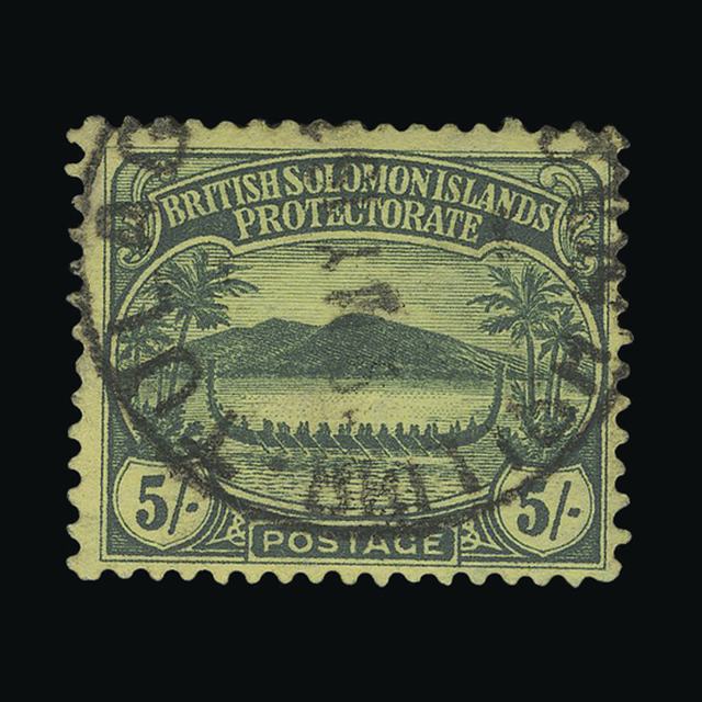 Lot 4785 - british solomon islands 1908-11 -  UPA UPA Auction UPA 96