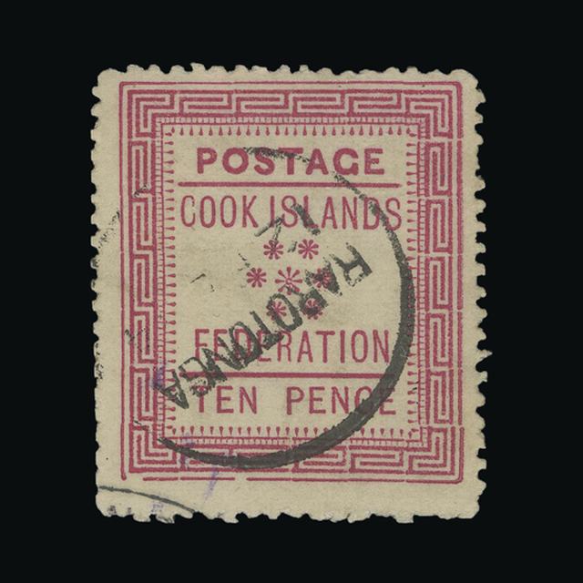 Lot 6583 - cook islands 1892 -  UPA UPA Auction UPA 96