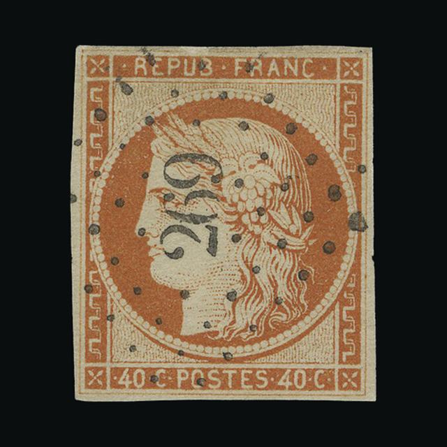 Lot 9729 - France 1849-52 - UPA UPA Auction UPA 96 Lot 9729 - France 1849-52 - UPA UPA Auction UPA 96