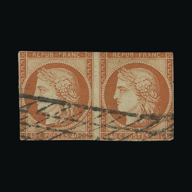 Lot 9747 - France 1850 - UPA UPA Auction UPA 96 Lot 9747 - France 1850 - UPA UPA Auction UPA 96