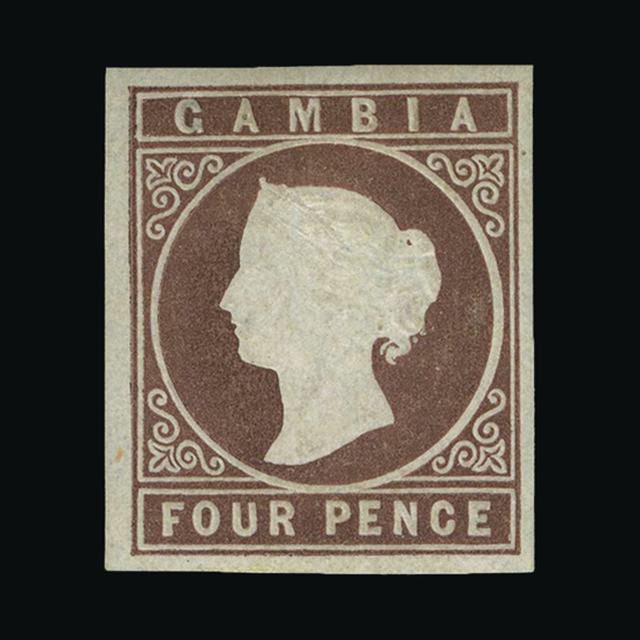 Lot 10004 - gambia 1869-72 -  UPA UPA Auction UPA 97