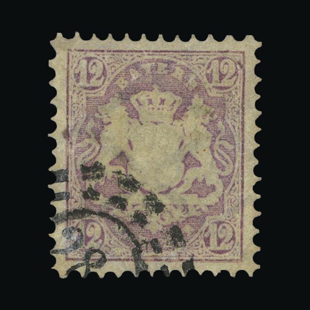 Lot 10177 - german states - bavaria 1870-73 -  UPA UPA Auction UPA 97