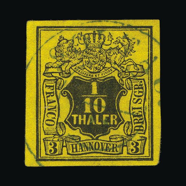 Lot 10189 - German States - Hanover 1850-55 -  UPA UPA Auction UPA 97