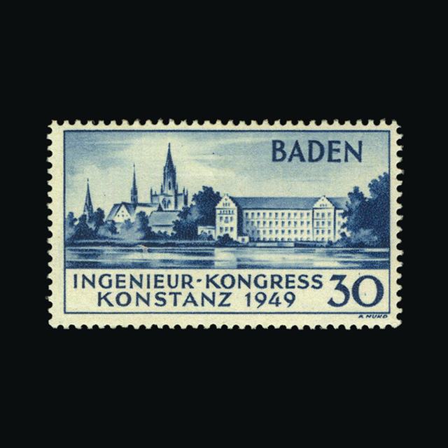 Lot 10424 - Germany - Allied Occupation - French Zone 1949 -  UPA UPA Auction UPA 97