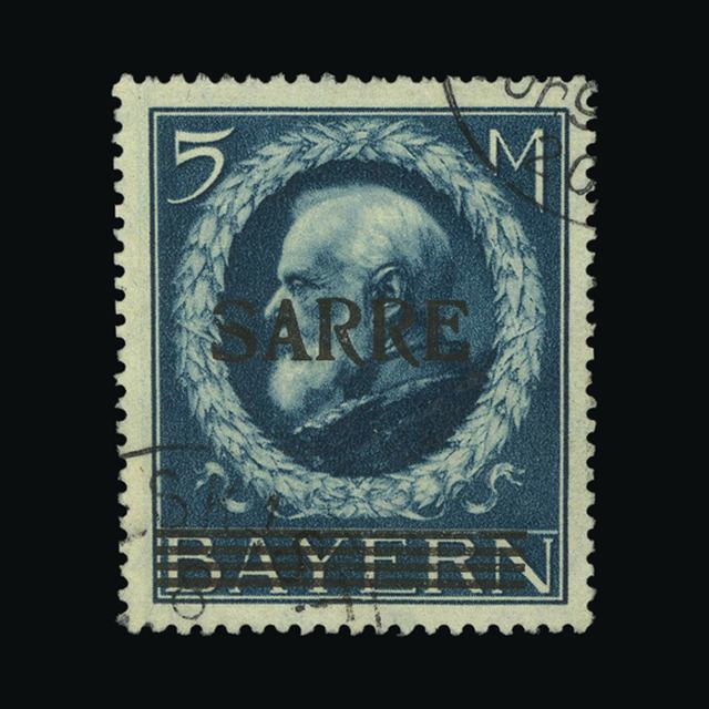 Lot 10680 - germany - saar 1920 - UPA UPA Auction UPA 97 Lot 10680 - germany - saar 1920 - UPA UPA Auction UPA 97
