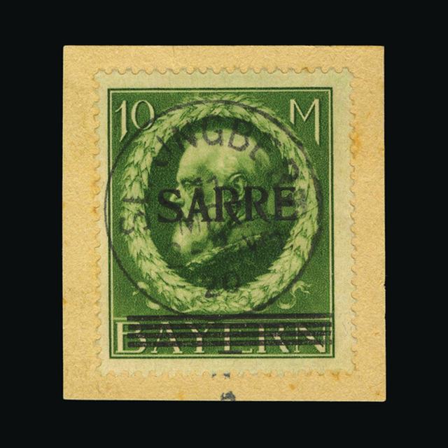 Lot 10681 - germany - saar 1920 - UPA UPA Auction UPA 97 Lot 10681 - germany - saar 1920 - UPA UPA Auction UPA 97