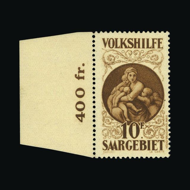 Lot 10694 - germany - saar 1928 - UPA UPA Auction UPA 97 Lot 10694 - germany - saar 1928 - UPA UPA Auction UPA 97