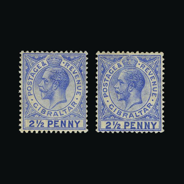 Lot 11044 - Gibraltar 1912-24 - UPA UPA Auction UPA 97 Lot 11044 - Gibraltar 1912-24 - UPA UPA Auction UPA 97
