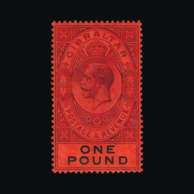 Lot 11048 - Gibraltar 1912-24 - UPA UPA Auction UPA 97 Lot 11048 - Gibraltar 1912-24 - UPA UPA Auction UPA 97